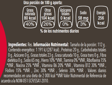 Ribeye Choice nutritional facts
