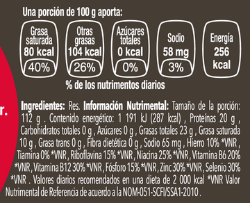 Cowboy con Hueso Choice nutritional facts