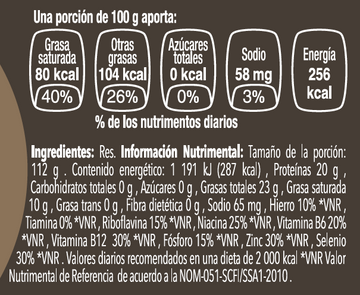 Tomahawk Choice nutritional facts