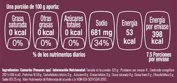 Hamburguesas de Camarón nutritional facts